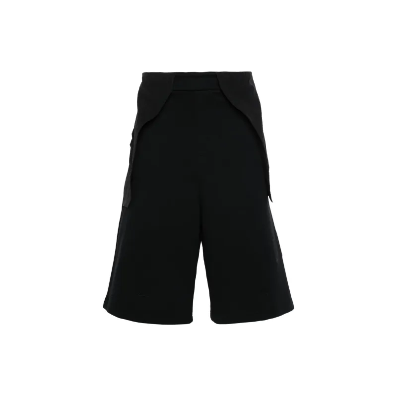 A COLD WALL* Panelled Cotton Bermuda Shorts-0