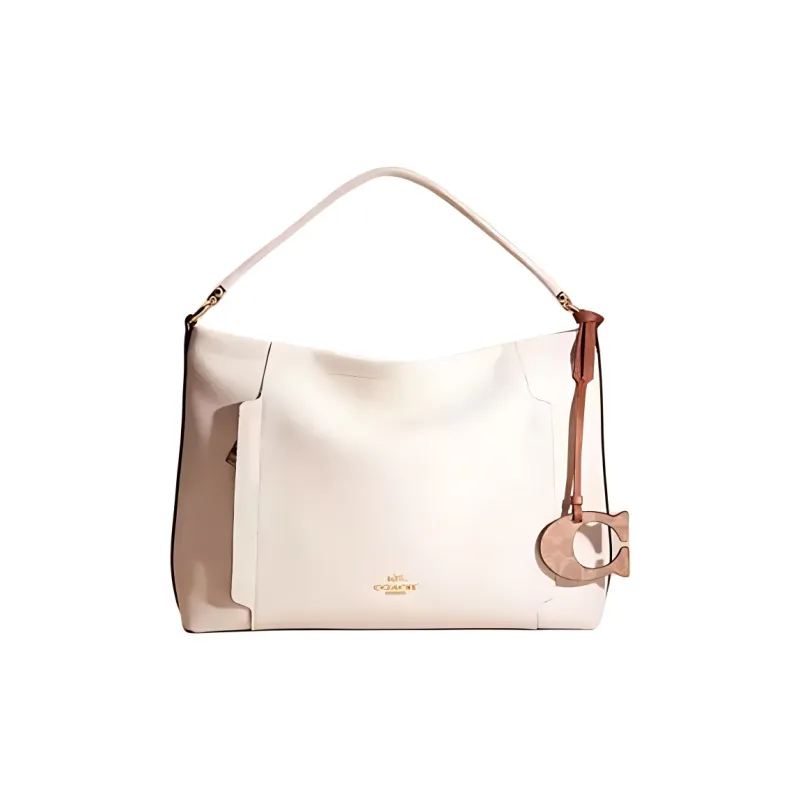 COACH Recycled Material Bag Charm Bag Accessory Women's Brown & Coffee-2