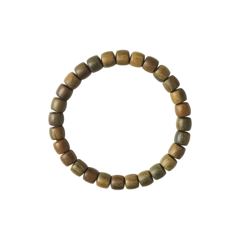 Yuxin Green Sandalwood Bracelets Unisex-0