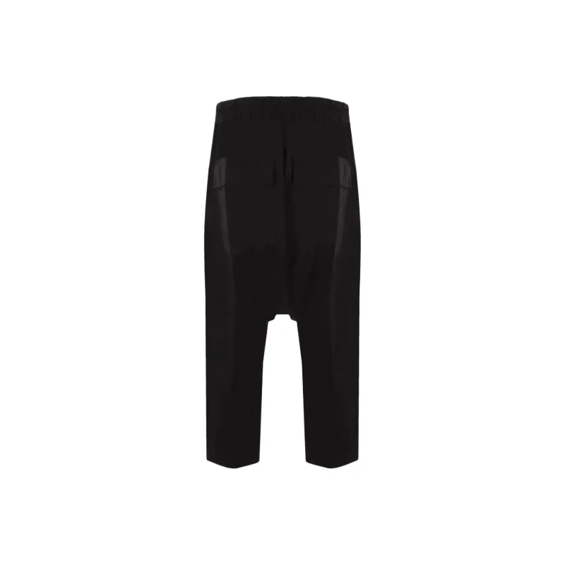 RICK OWENS Drawstring Cropped Pantaloni-1