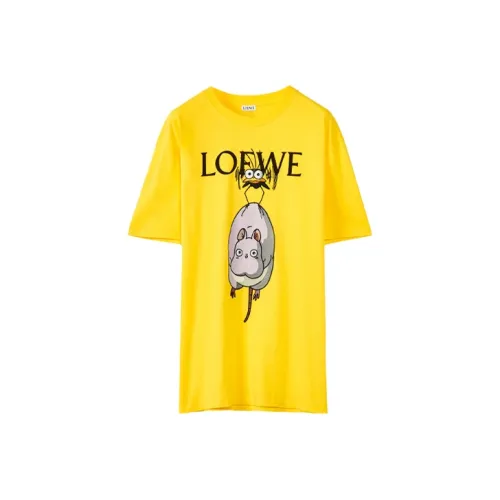 LOEWE x QIANYUQIANXUN LIANMINGKUAN T-Shirt Women's Yellow
