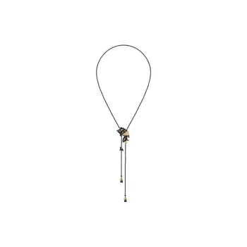 Masw New Chinese Style Vintage Fan Floral Necklaces Women's