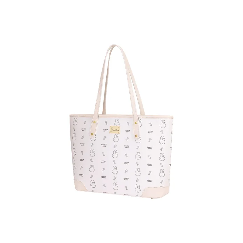 Miffy Synthetic Leather Tote Bag, Shopping Bag, Shoulder Bag Women's Multicolor-1