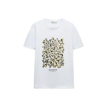 ZARA T-Shirt Women's Leopard Print