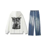 White Top+Vintage Blue Pants