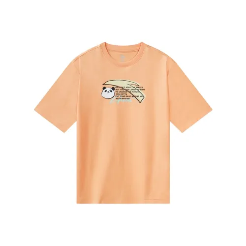 Anta Drop Shoulder Sleeve T-Shirt Women's Orange