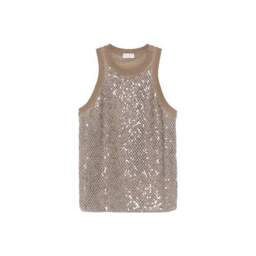 Brunello Cucinelli Sequinned Tank Top