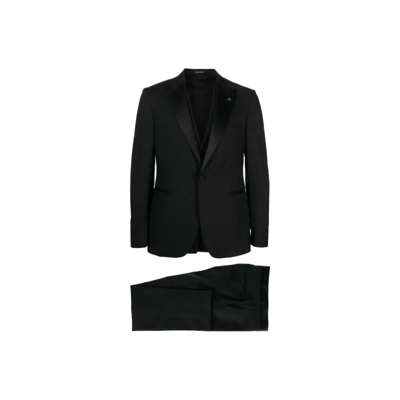 Tagliatore Slim-cut Smoking Three-piece Suit-0