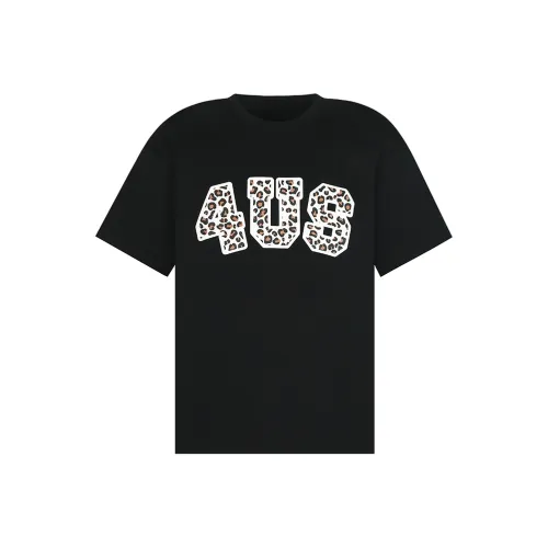 FORUYES Drop Shoulder Sleeve T Shirt Women's Black