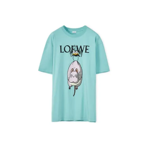LOEWE x QIANYUQIANXUN,LIANMINGKUAN T Shirt Women's Turquoise