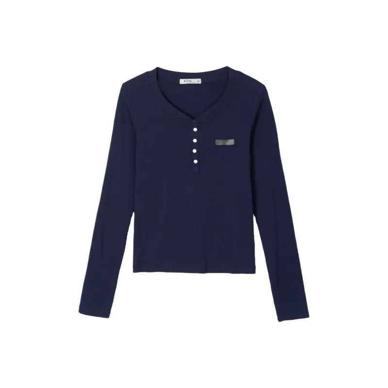 FAWENXIANGZI T Shirt Women's Royal Blue-0