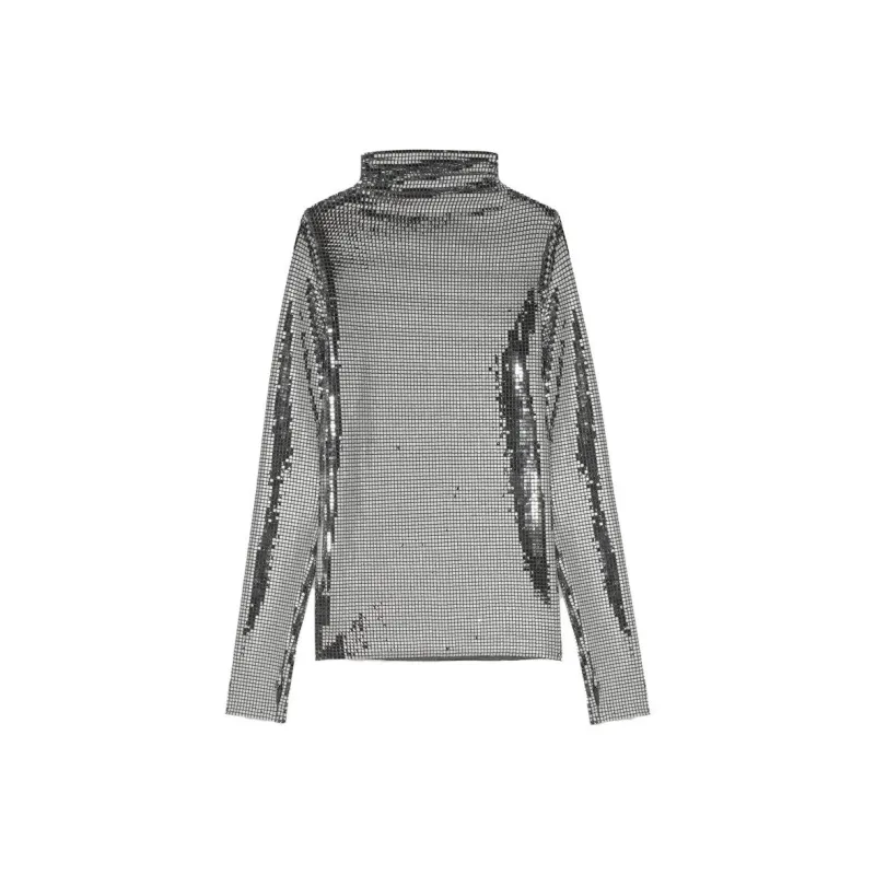Maje T-Shirts Women's Silver-0