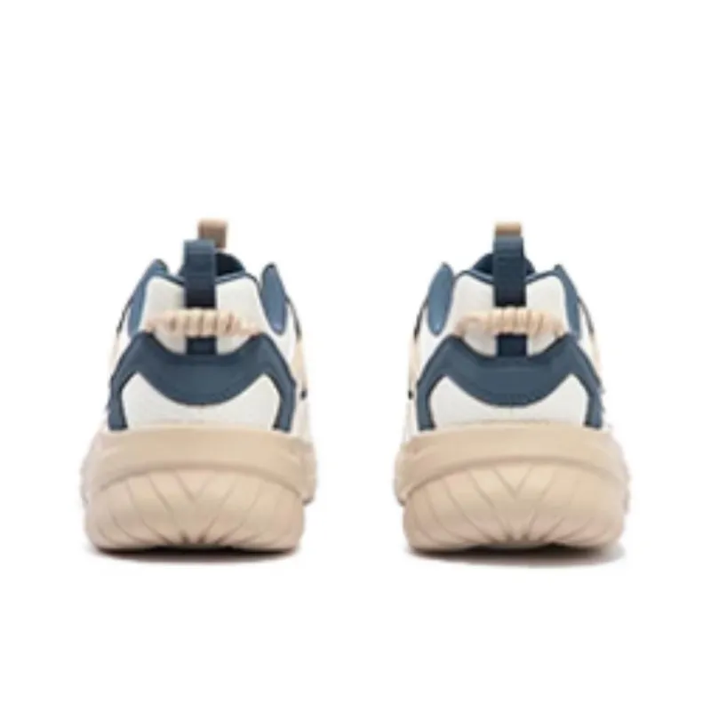 361° Cushioning, Breathable, Lightweight, Rebound Low Top Running Shoes Men's White Blue-2
