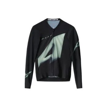 MAAP Spring Summer ORBIT PRO AIR LS JERSEY 2.0 Cycling Clothing Men's Interstellar Black
