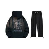 Set (Black Top+Black Pants)