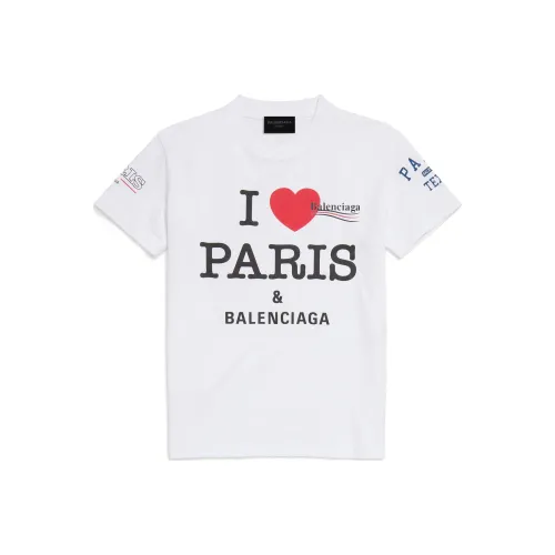 Balenciaga SS25 Regular T Shirt Women's Slim Fit White