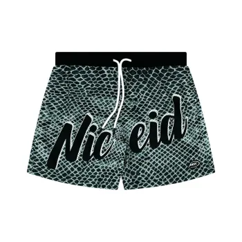 NICEID Basketball Shorts Unisex Lizard Texture