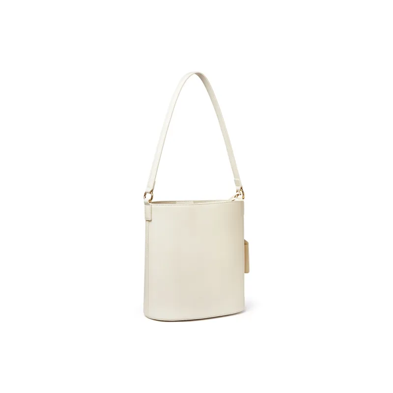 NAVIGARE Cow Split Leather Bucket Bag, Shoulder Bag Regular Women's Multicolor-2