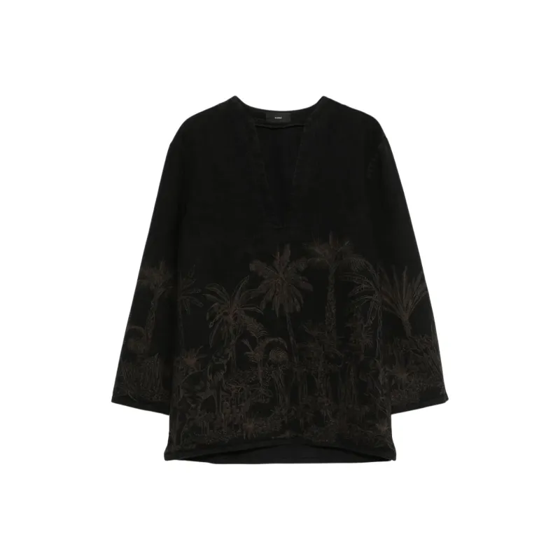 Alanui Jungle Toile De Jouy Blouse-0