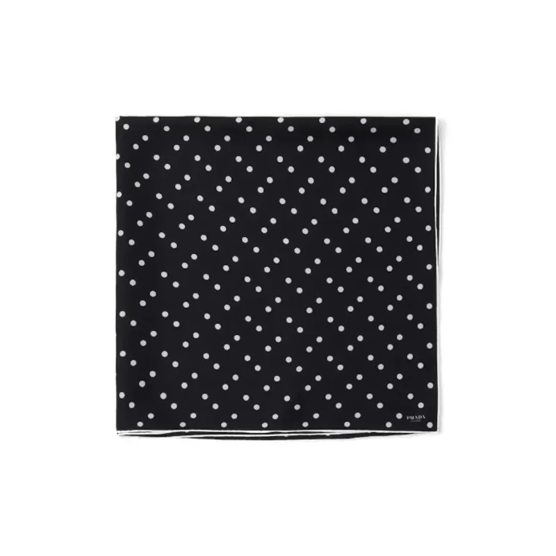 PRADA Silk Twill Scarf-1