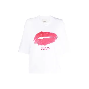 ISABEL MARANT Ben Graphic Printed Crewneck T Shirt