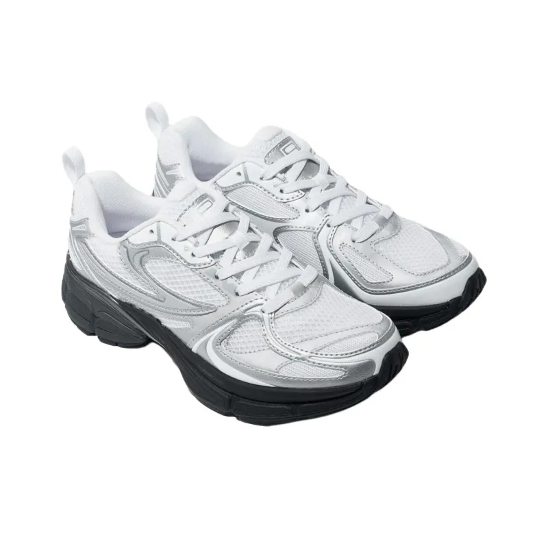 FILA Anti Slip Wear Resistant Low Top Casual Running Shoes Unisex White-2