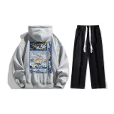 Clothing Sets (Heather Gray Top+Black Jeans)