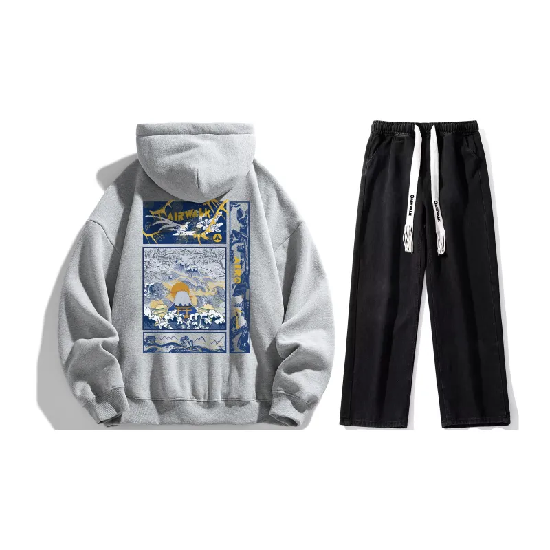 Airwalk Sweatshirt Sets Unisex-7