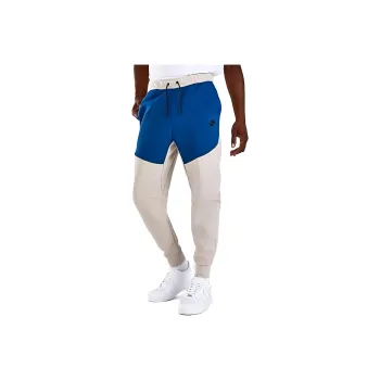 Nike Sports Pants Men Cream Blue