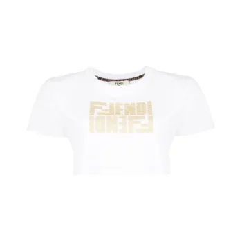 FENDI Crop Tops Women's White