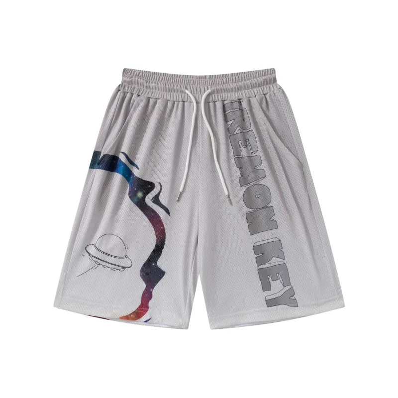 FireMonkey Sports Shorts Unisex Gray-0