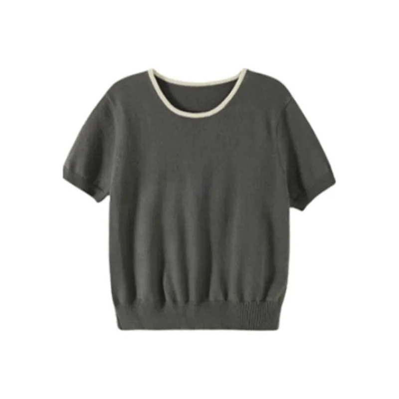 Hacikis T Shirt Women's Sage Gray Green-0