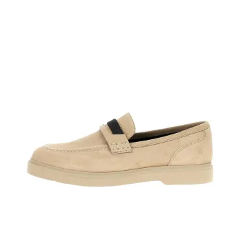 Brunello Cucinelli Embellished Almond Toe Loafers Women's