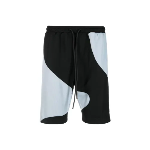 OFF-WHITE Sports Shorts Men Black Light Blue
