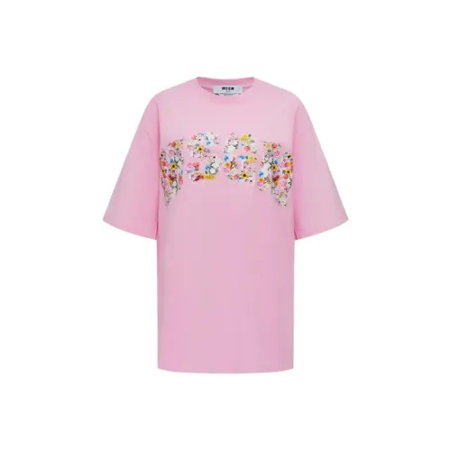 MSGM T Shirts Women's Pink