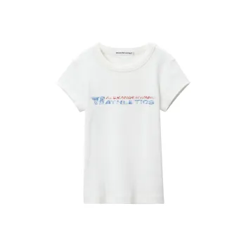 Alexander Wang Graphic Baby T shirt White