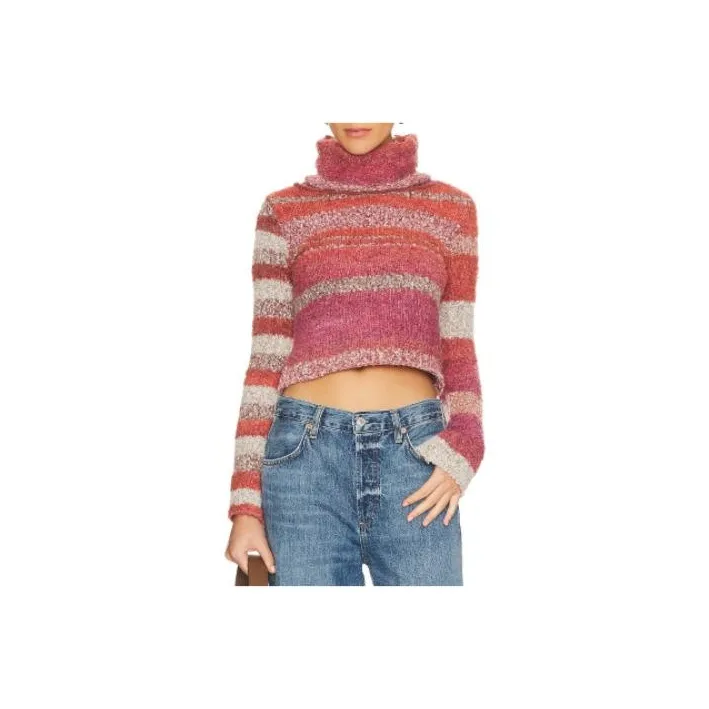 FREE PEOPLE Crop Tops Women's Multicolor-0