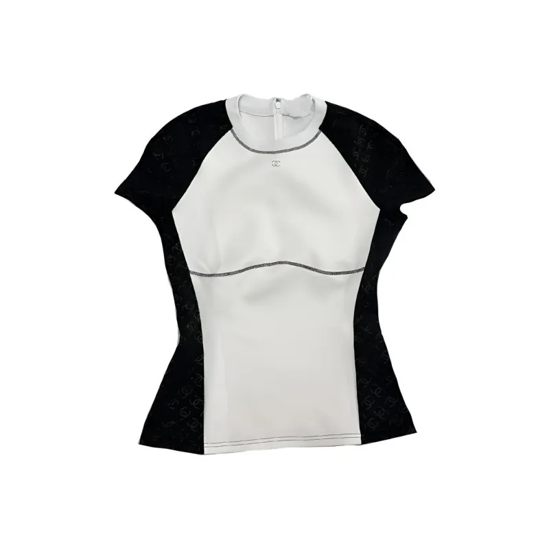CHANEL Raglan Sleeve T Shirt Women's-0