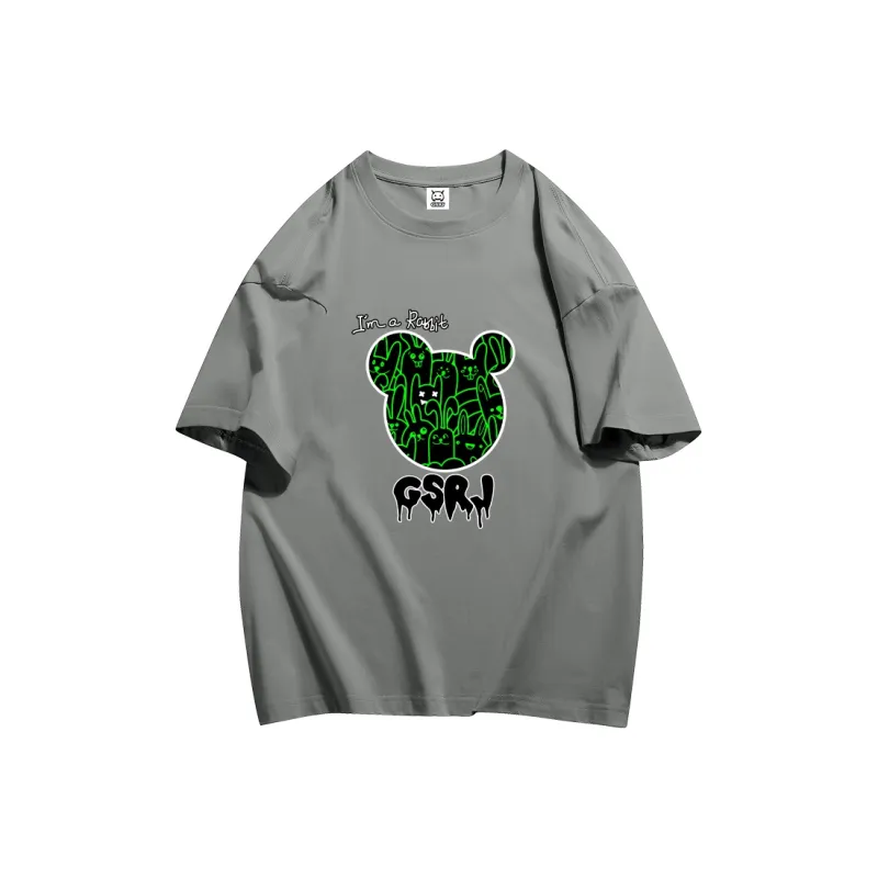 Monster Diaries Drop Shoulder Sleeve T Shirt Unisex G6403-6