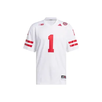Adidas Free Shipping With AdiClub Nebraska Football Off Field Away Jersey