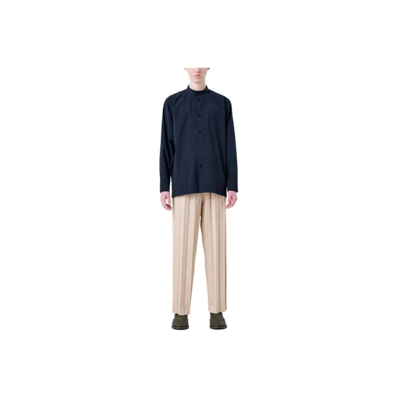 Homme Plissé Issey Miyake FW24 Casual Pants Men's Brown-0