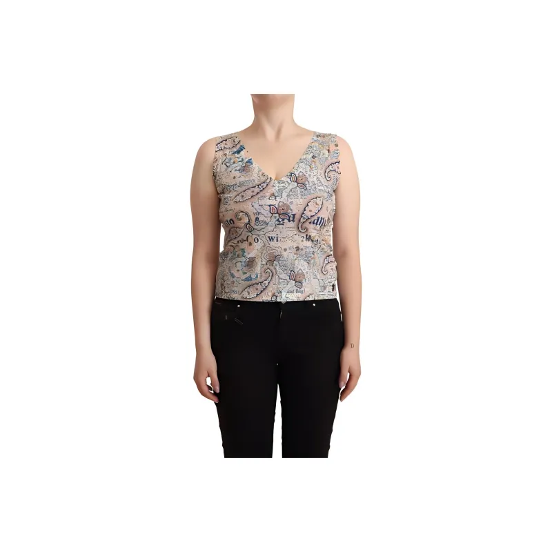 JOHN GALLIANO Tank Tops Women's Multicolor-0