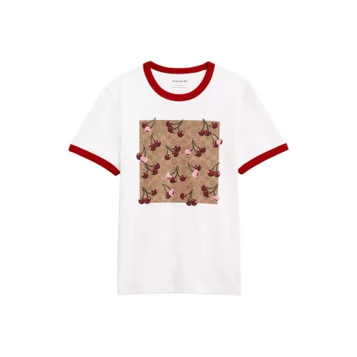 COACH T Shirts Women's White