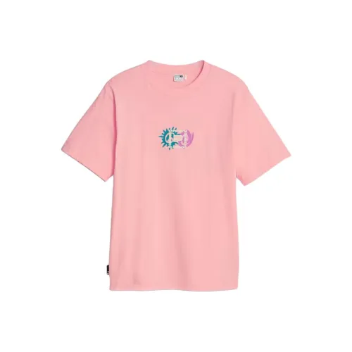 PUMA TEAM WHITE T-Shirts Women's Peach Smoothie