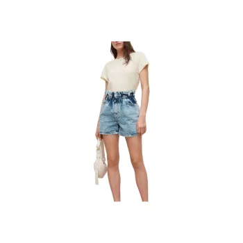 ALLSAINTS T-Shirts Women's Light Yellow PALE YELLOW