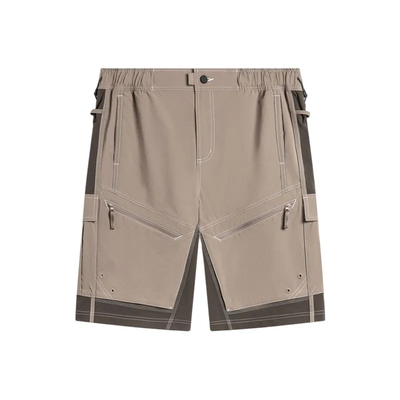LiNing CF Tracing Sports Shorts Men's Stone Lotus Brown-0
