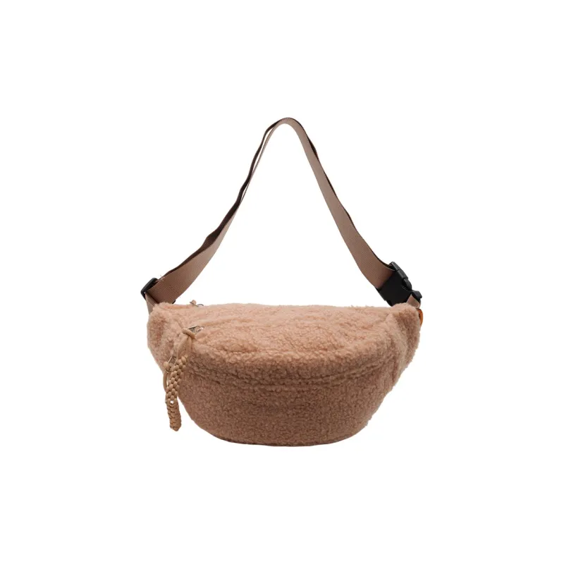 Morellybear Plush Sling Bag Women's Multicolor-12