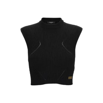 BALMAIN T Shirts Women's Black