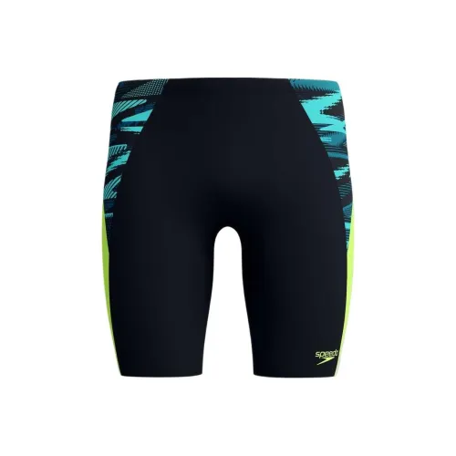 Speedo Endurance+ Max Splice Swimming Shorts Men's Black/Yellow