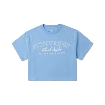 Converse T Shirts Women's Blue